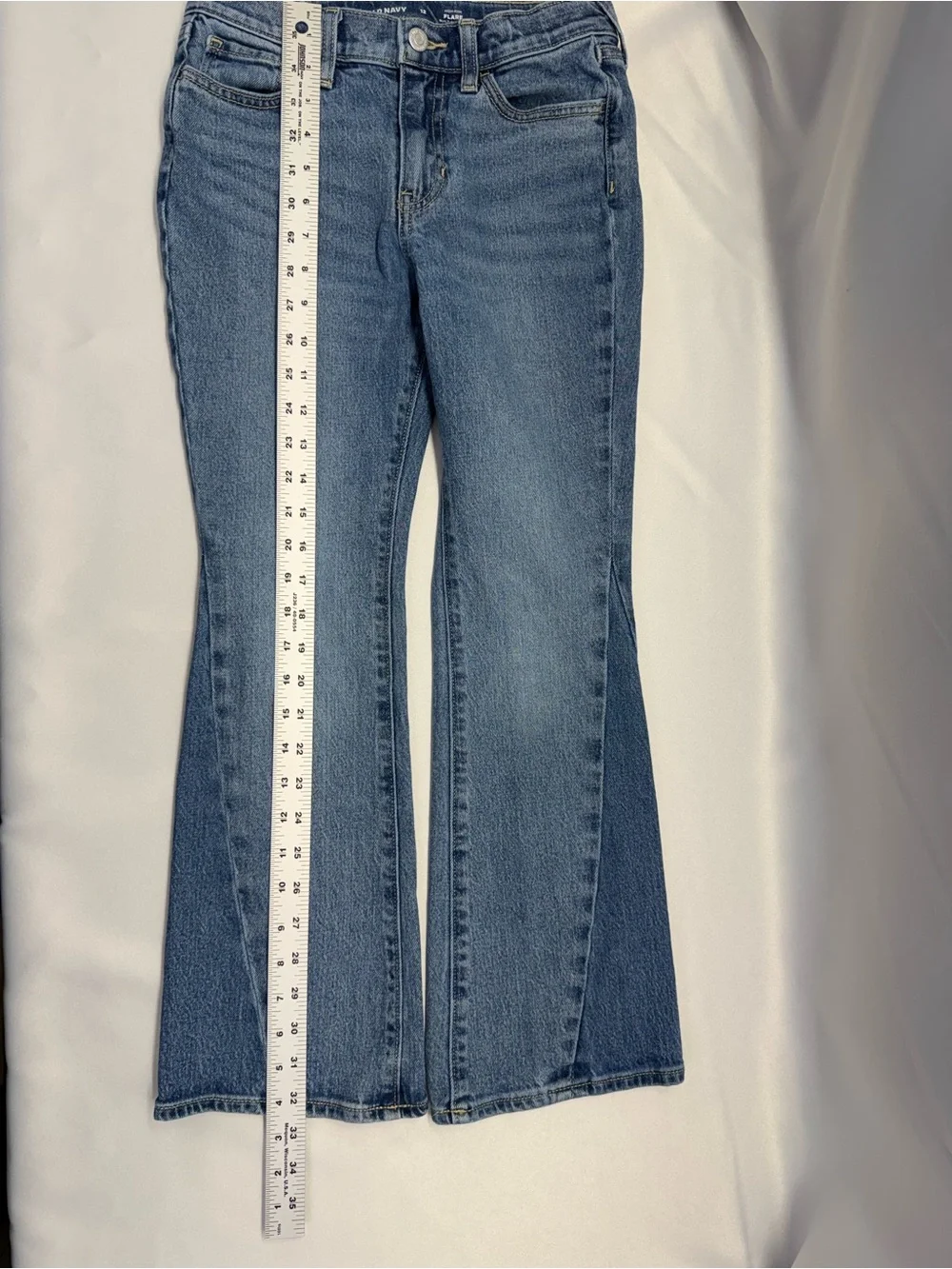 Old Navy High‑Rise Flare Jeans | Girls 12 | GUC